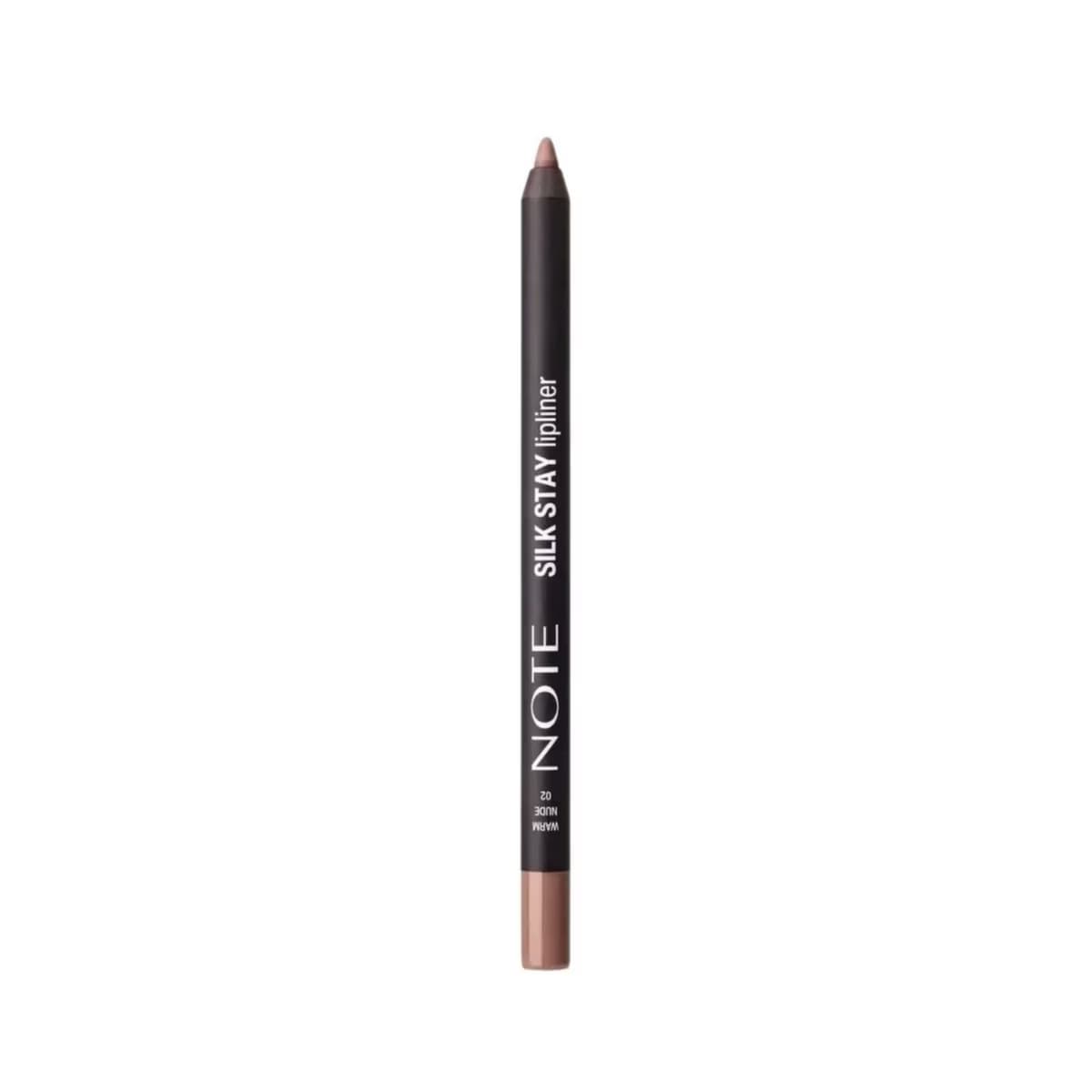 Note Silk Stay Lipliner 02 Warm Nude, 1 Adet