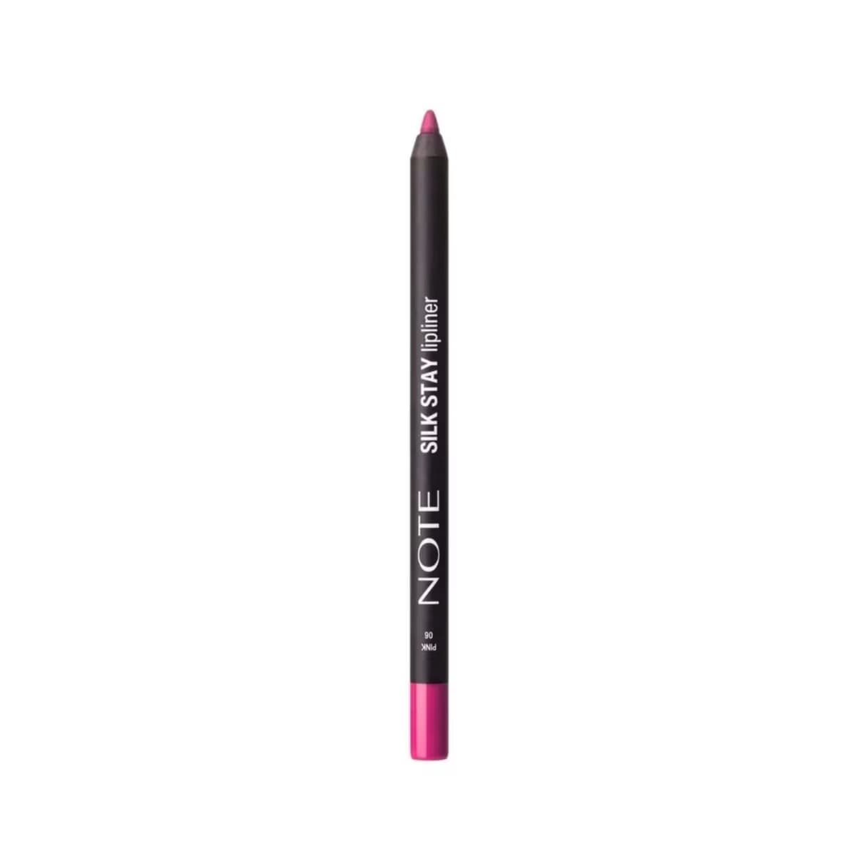 Note Silk Stay Lipliner 06 Pink, 1 Adet