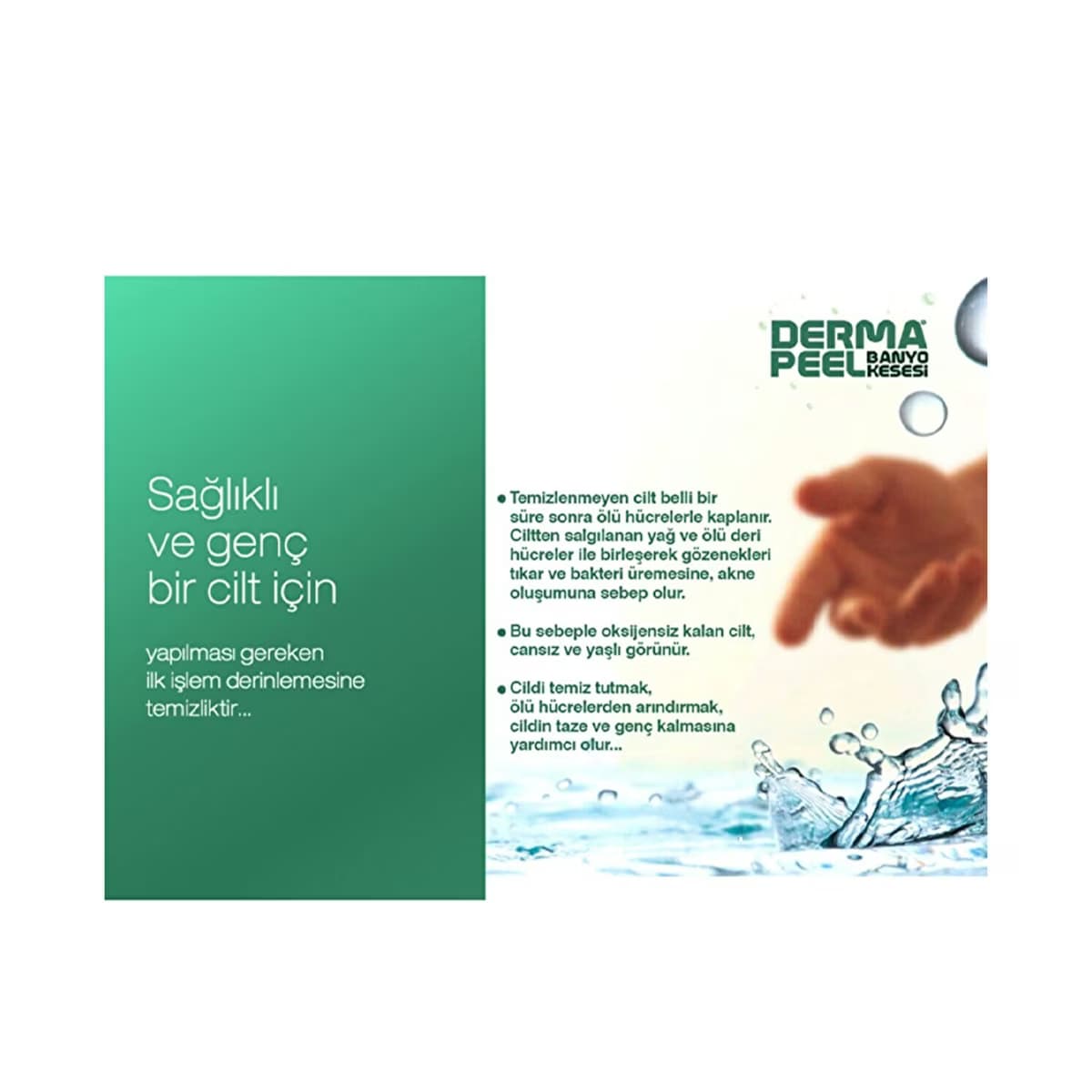 Dermapeel Kalın Banyo Kesesi - Gratis 2