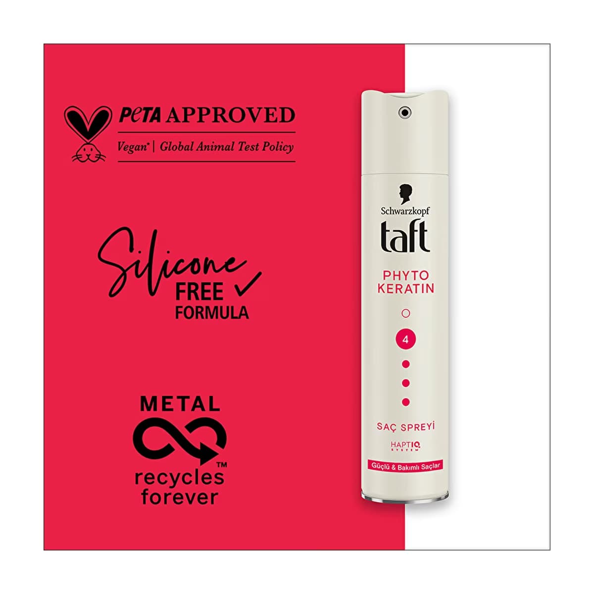 Taft Keratin Saç Spreyi 250 ml - Gratis 3