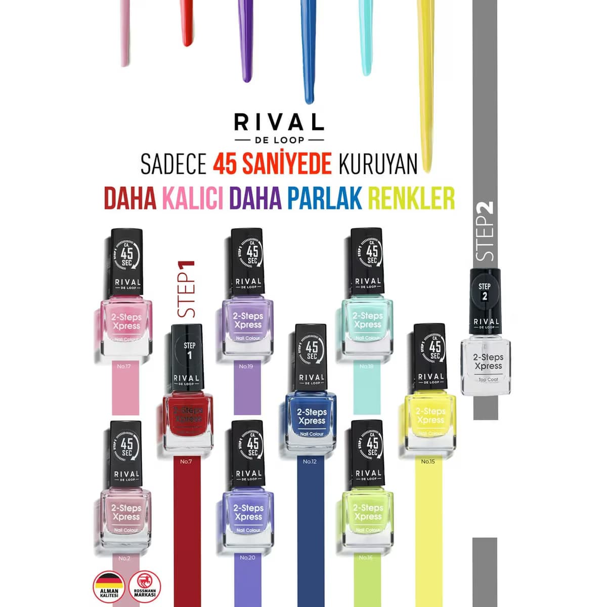 Rival de Loop Oje 2 Steps Xpress No:02 8 ml 2