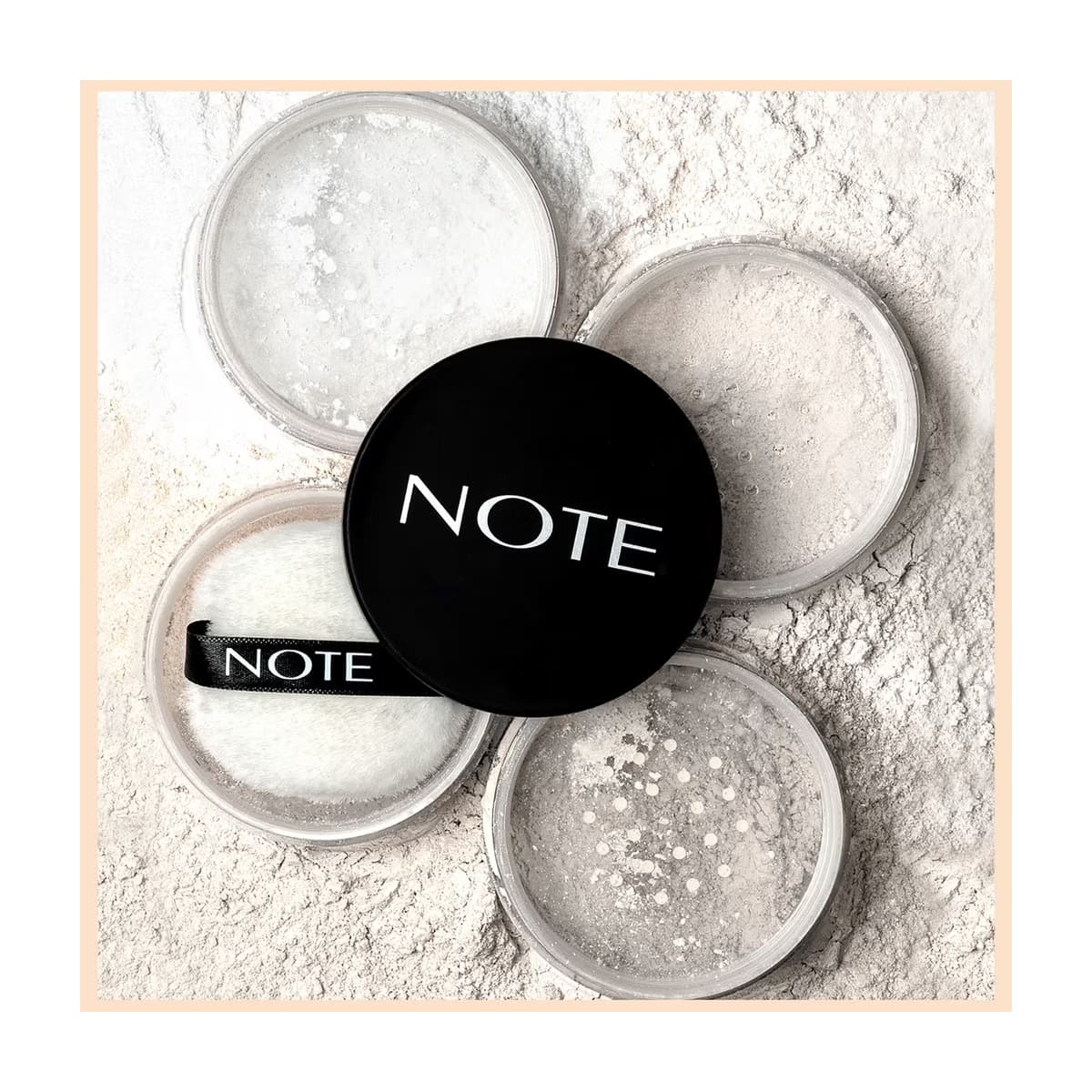 Note Loose Pudra 02 Light Beige - Gratis 4