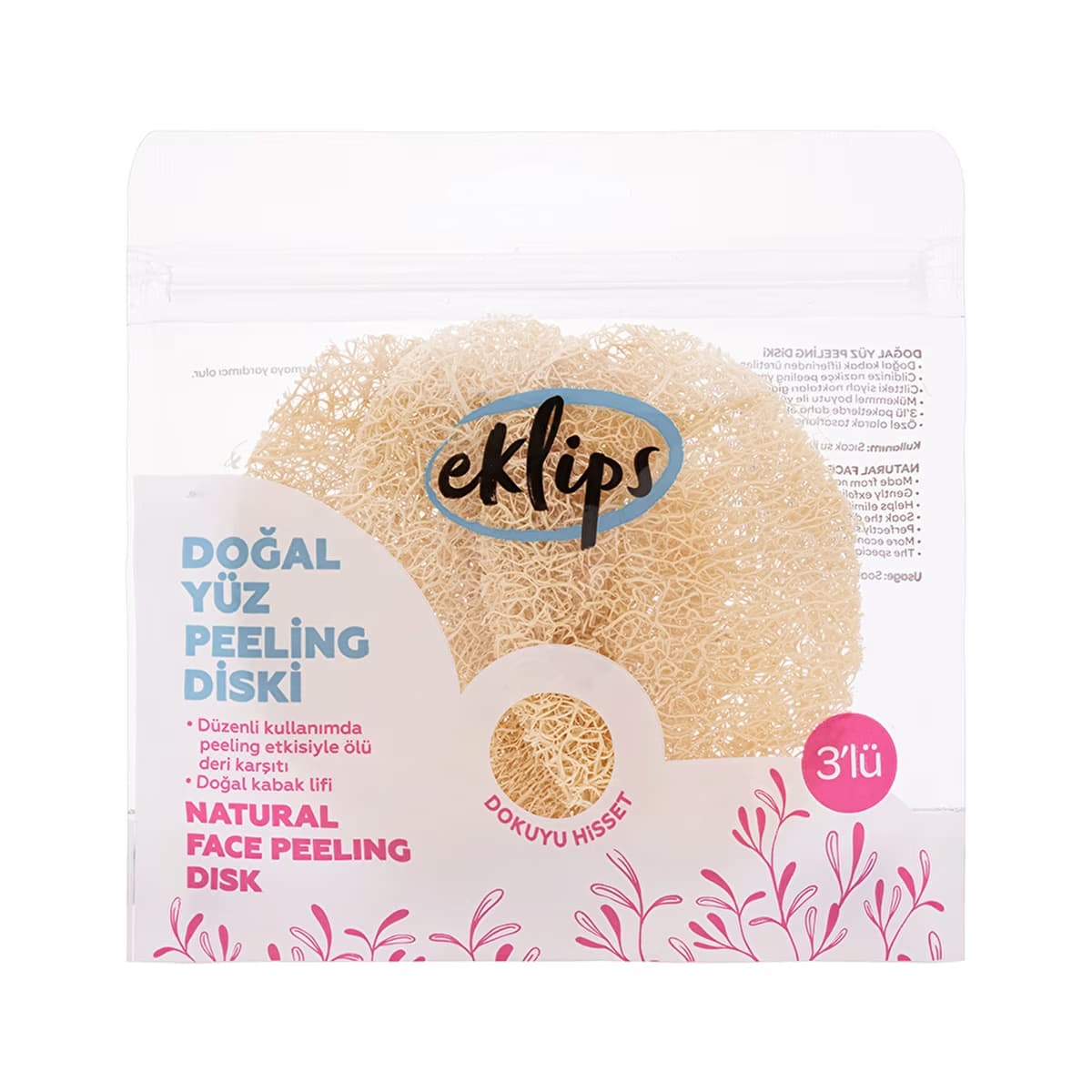Eklips Kabak Yüz Peeling Disk 3'lü - Gratis