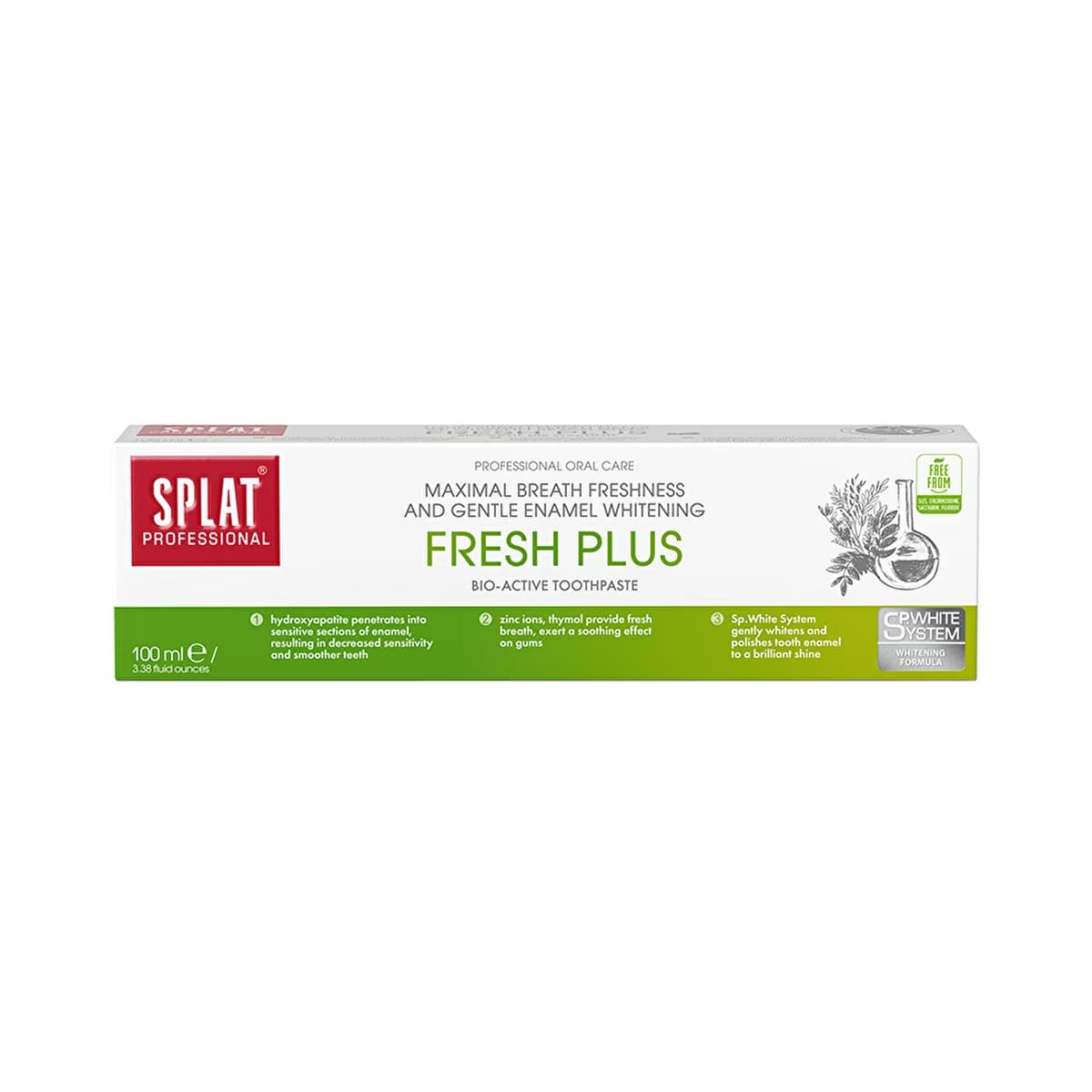 Splat Fresh Plus Diş Macunu 100 ml - Gratis 2