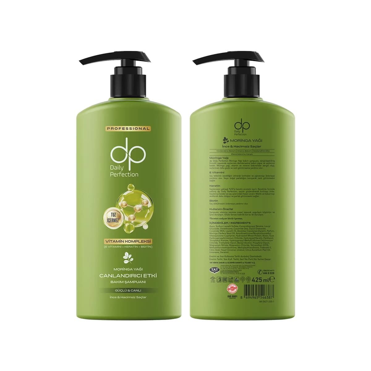 Dp Şampuan Moringa 425 ml - Gratis 2