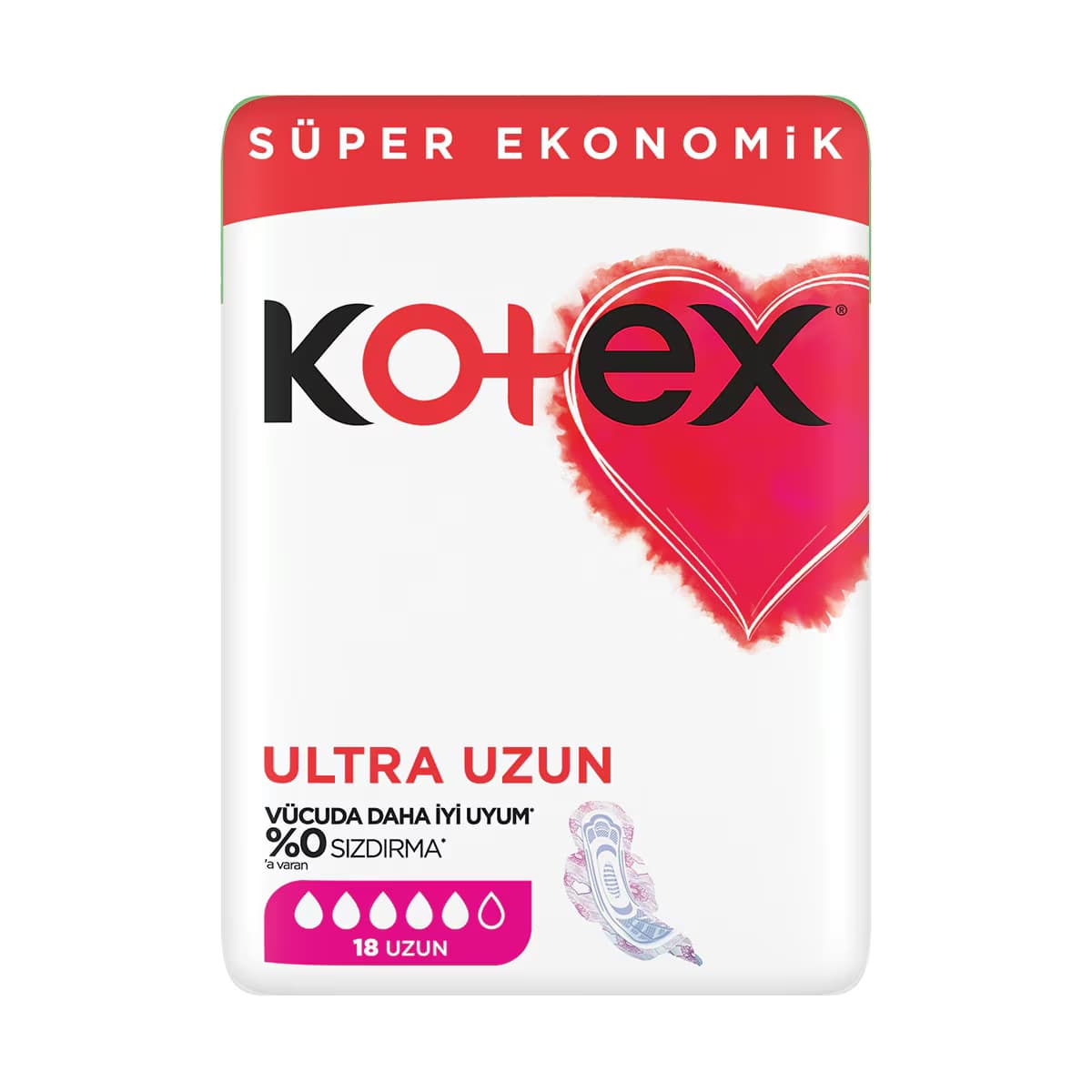 Kotex Ultra Quadro Uzun 18 adet 2