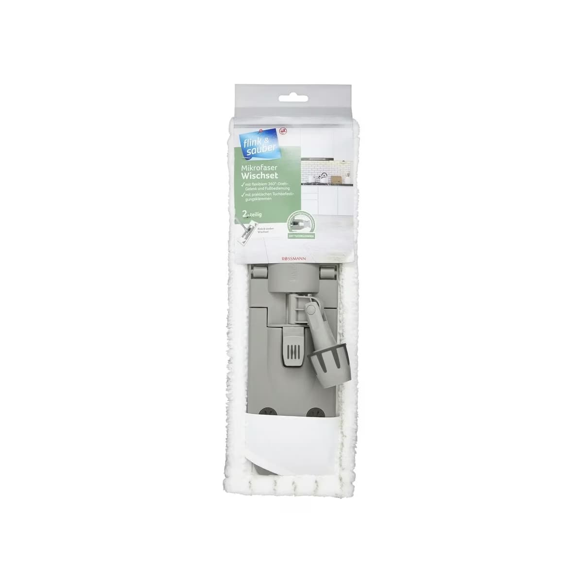 Flink & Sauber Mop Mikrofiber Yer Silme Sistemi