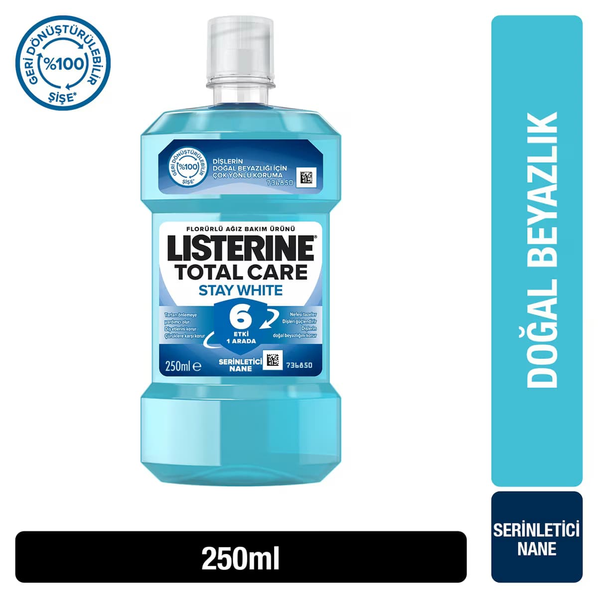 Listerine Stay White Ağız Suyu 250 ml 2