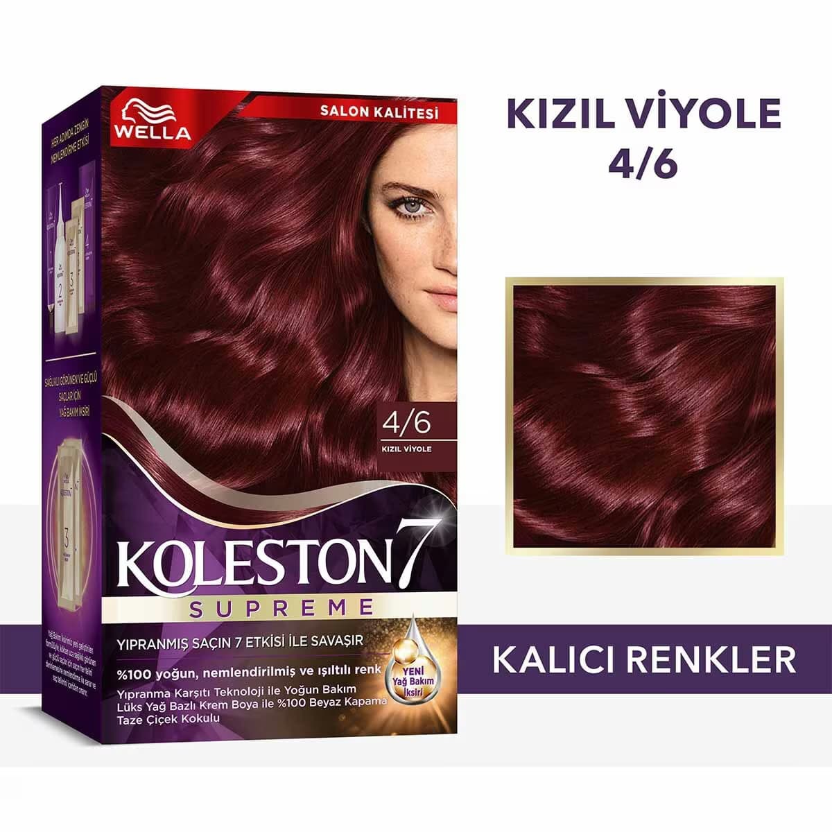 Wella Koleston Kit Saç Boyası Kızıl 4/ 6 2
