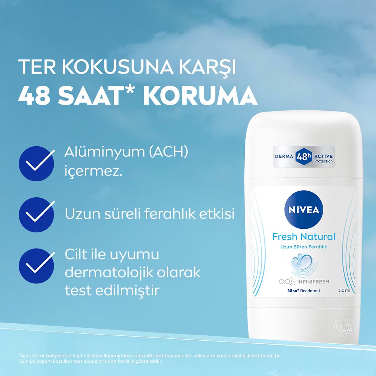 Nivea Fresh Natural Stick 50 ml 3