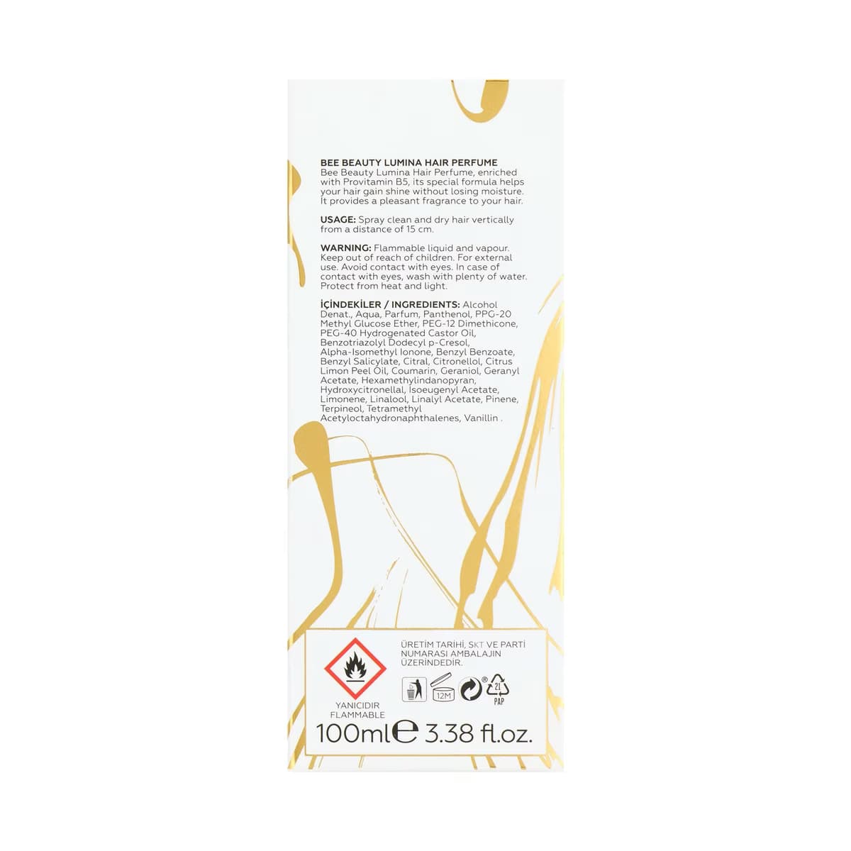 Bee Beauty Lumina Saç Parfümü 100 ml - Gratis 5
