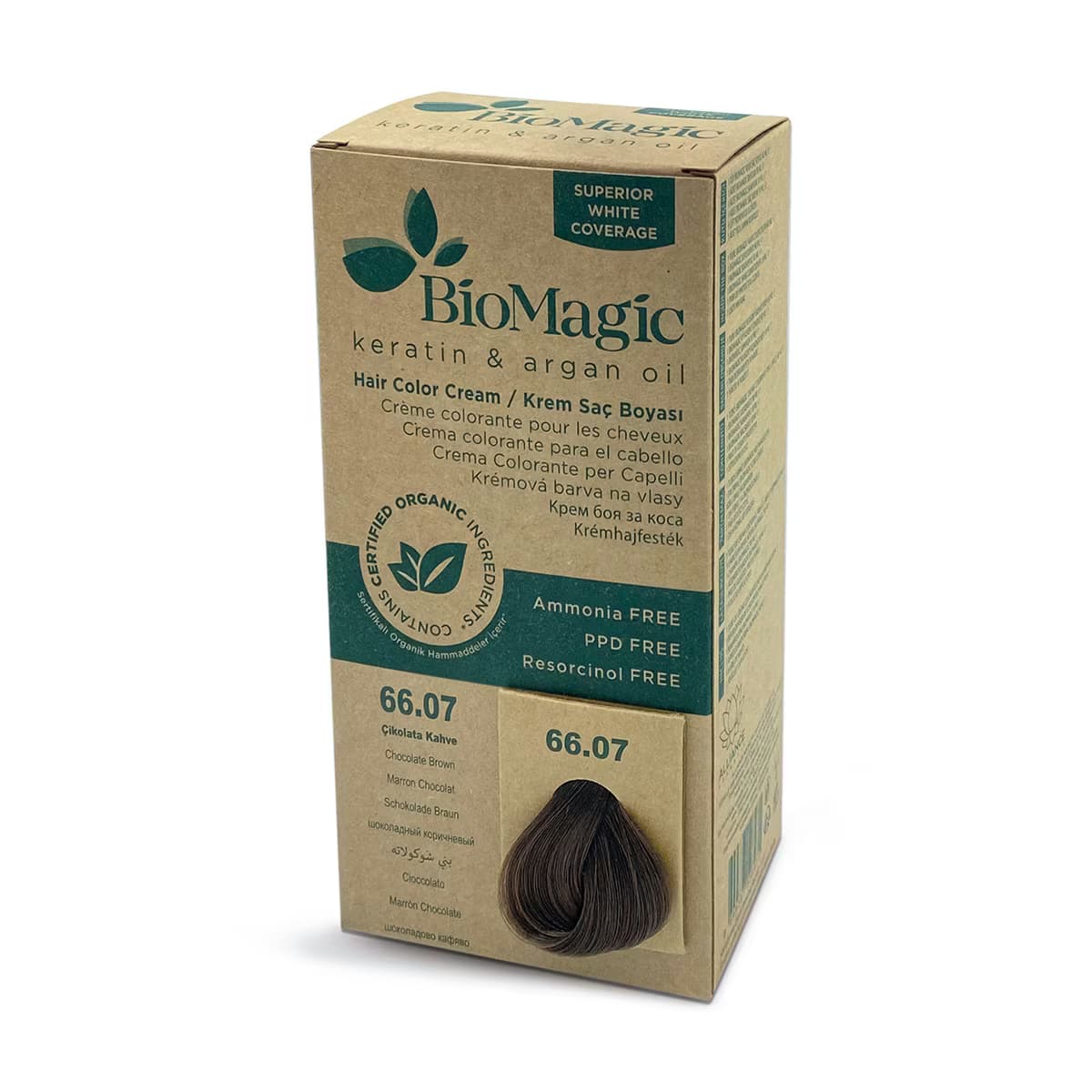 Biomagic Saç Boyası Çikolata Kahve No: 66.07 2