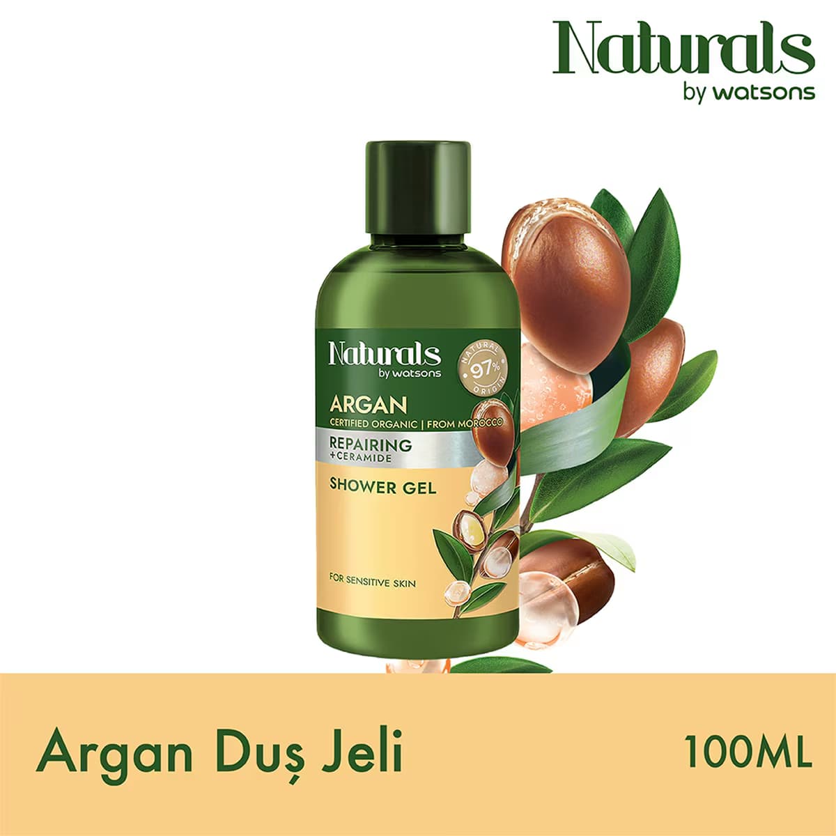 Naturals By Watsons Argan Duş Jeli 100 ml 4