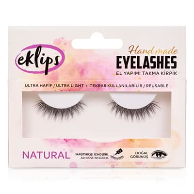 Eklips Takma Kirpik Natural (El Yapımı) - Gratis