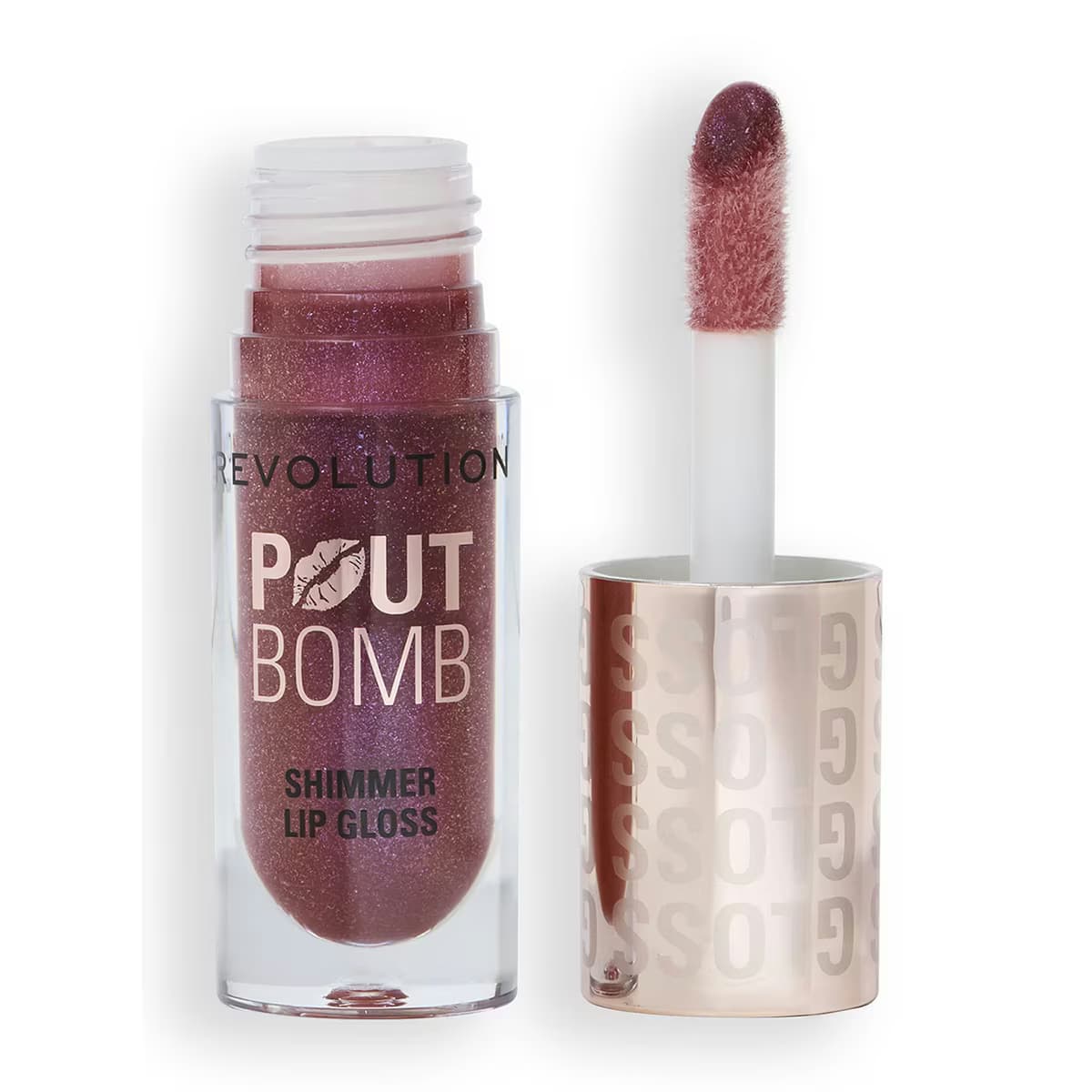 Revolution Shimmer Bomb Gloss Berry Lustre 5