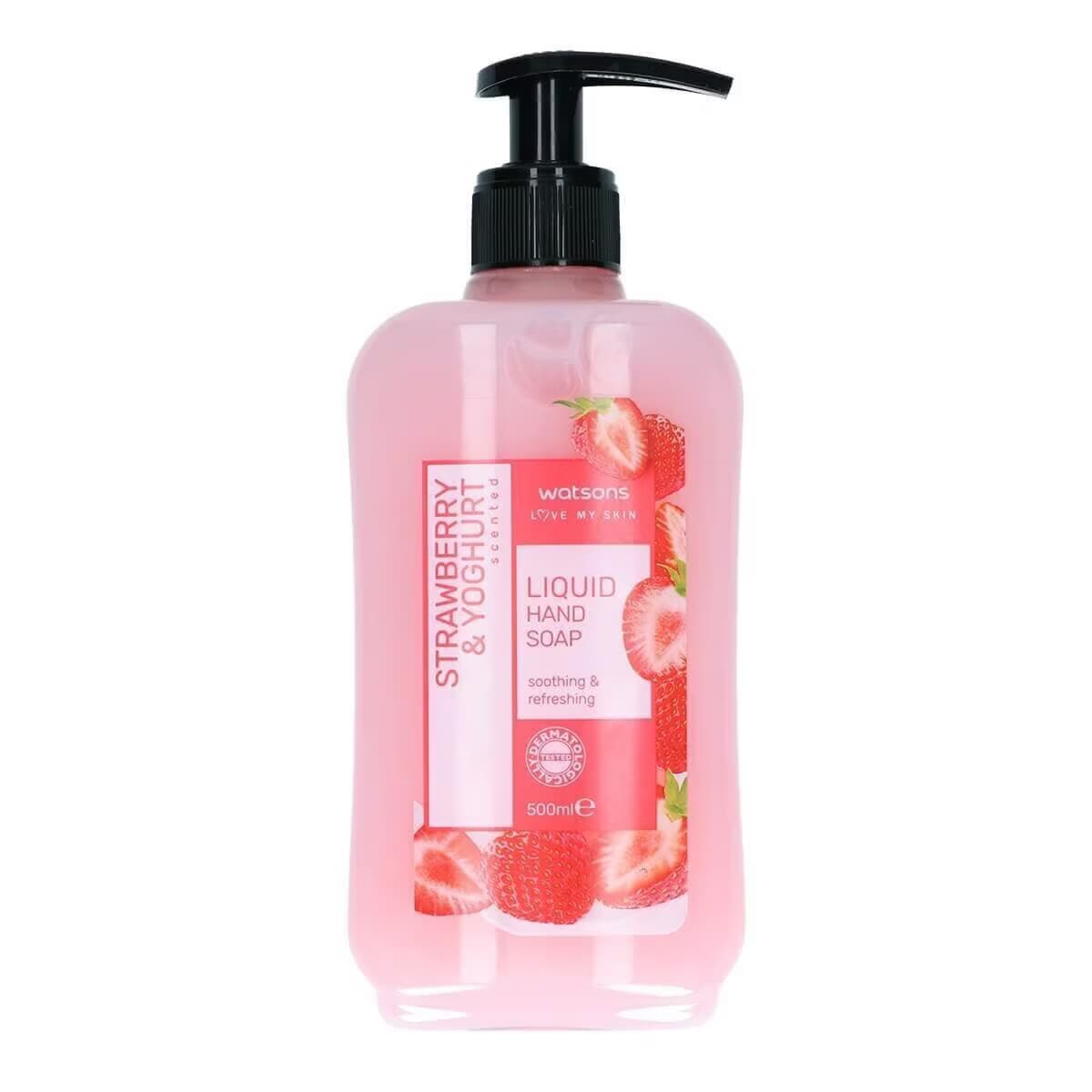 Watsons El Sabunu Çilek & Yoğurt 500 ml 3