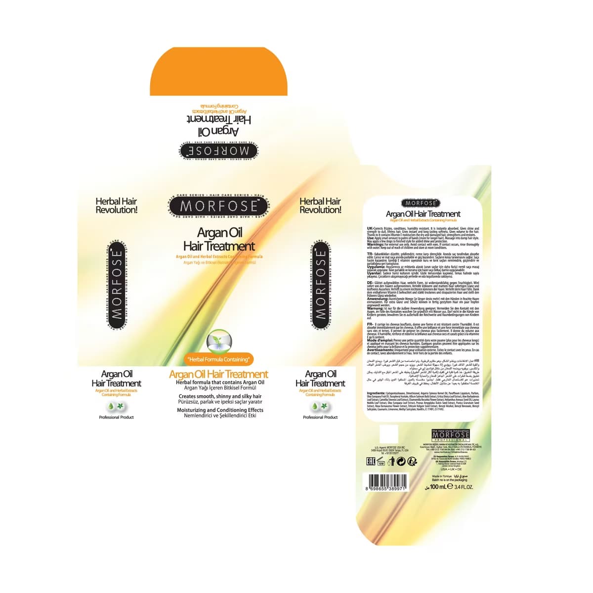 Morfose Bitkisel Saç Yağı Argan 100 ml - Gratis 5