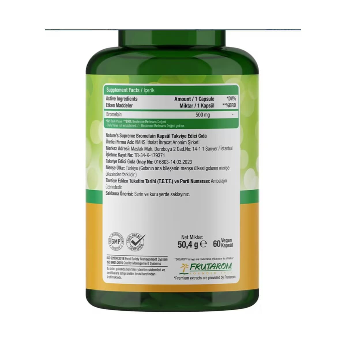 Nature's Supreme Bromelain Kapsül 60'lı 4