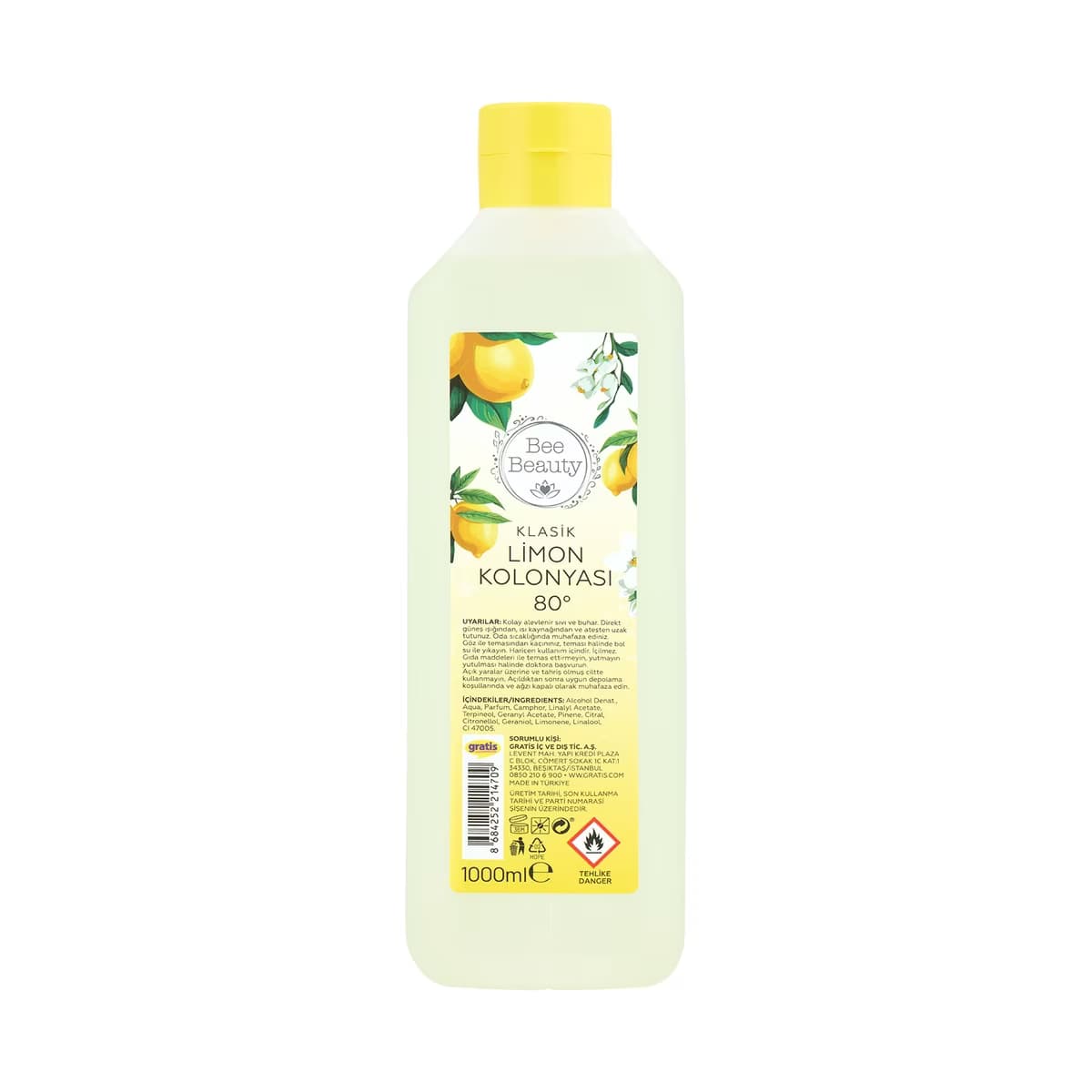Bee Beauty Limon Kolonyası 1 L - Gratis 3