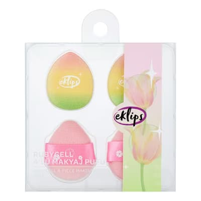 Eklips Rubycell Makyaj Pufu 4’lü - Gratis