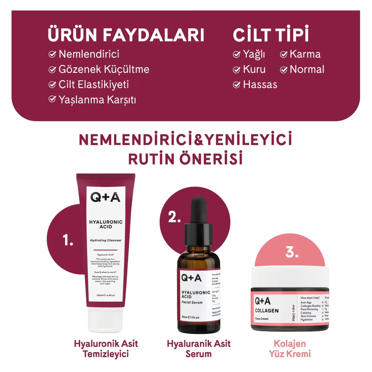 Q+A Hyalüronik Asit Serum 30 ml 3