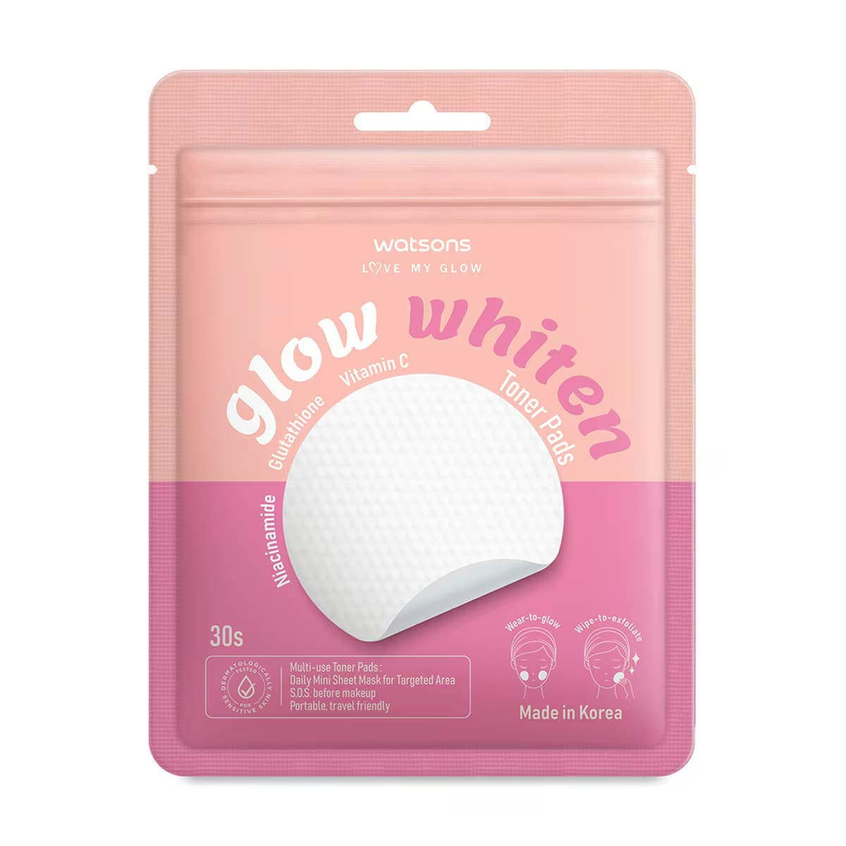 Watsons Glow Whiten Tonik Ped 30 Adet 2