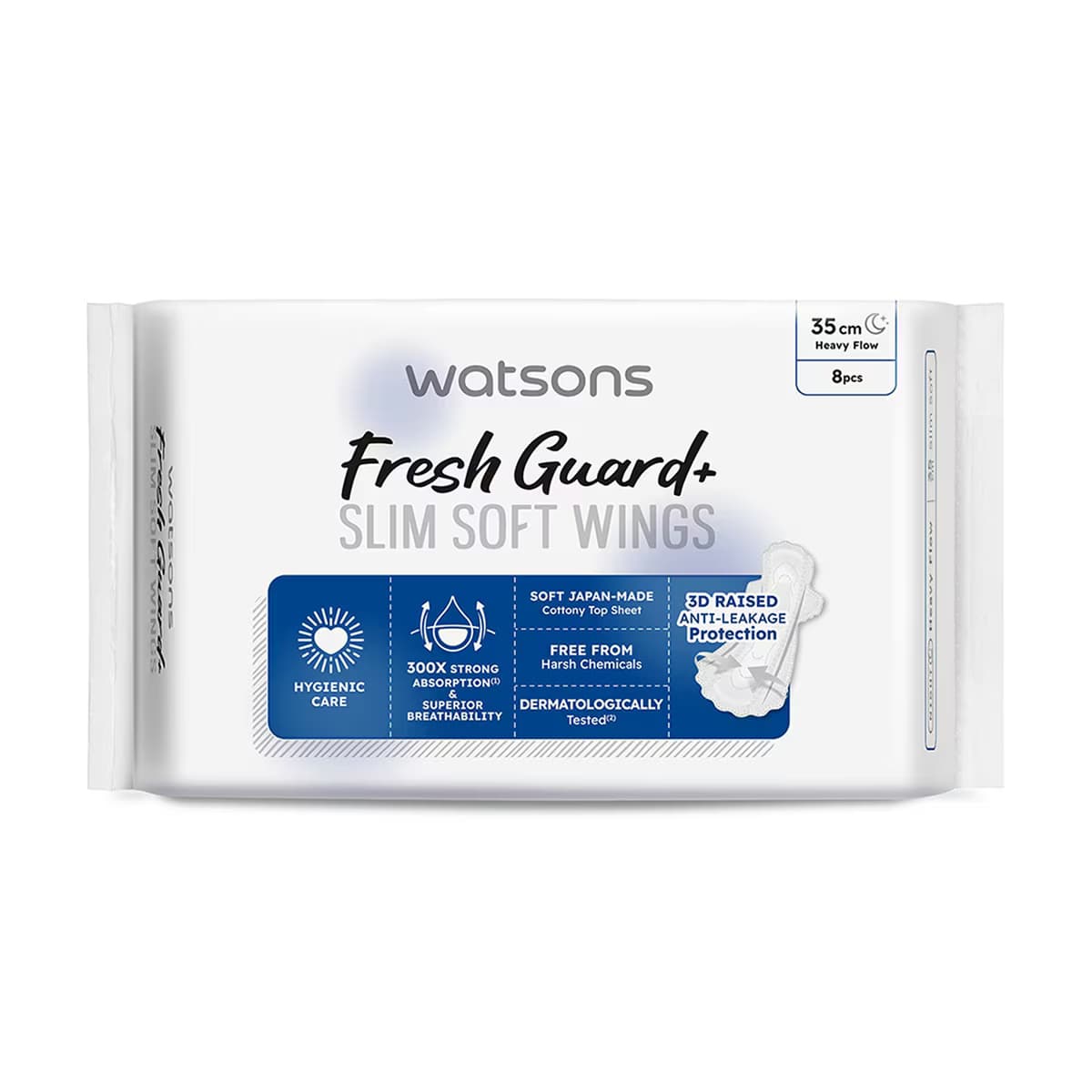 Watsons Fresh Guard+ Slim Soft Gece 8'li 3