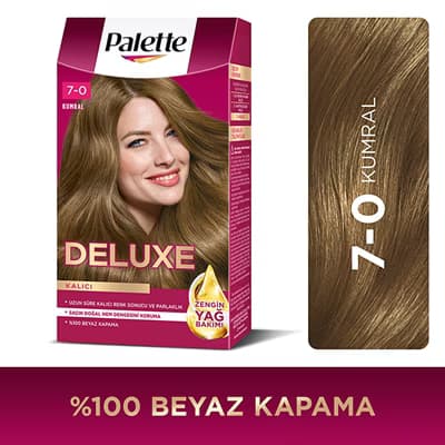 Palette Deluxe Saç Boyası 7-0 Kumral - Gratis