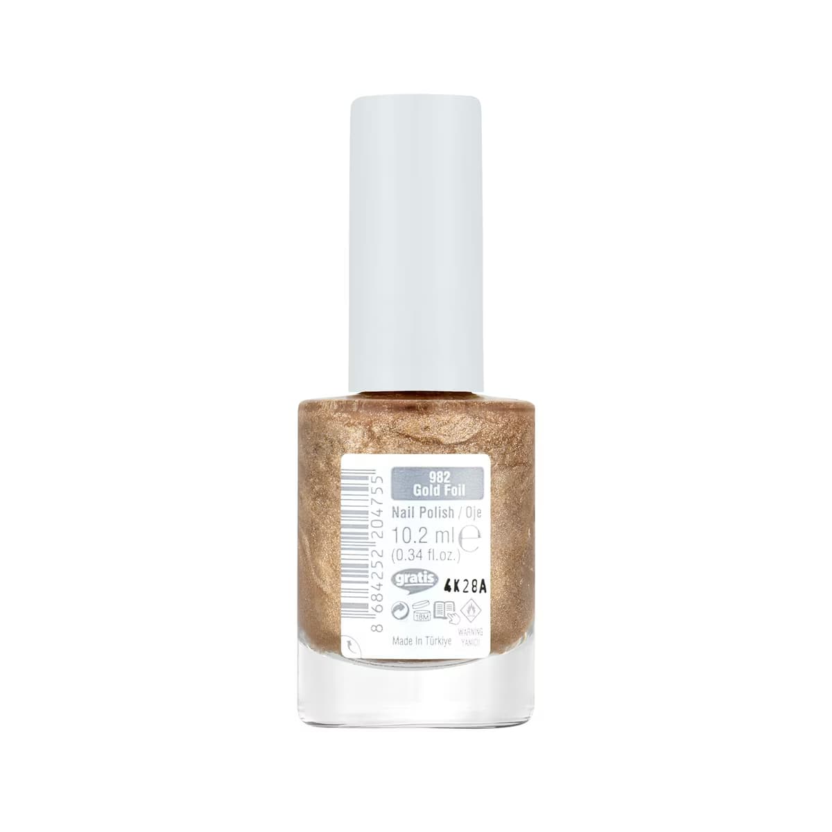 Beaulis Paint It Oje 982 Gold Foil - Gratis 4