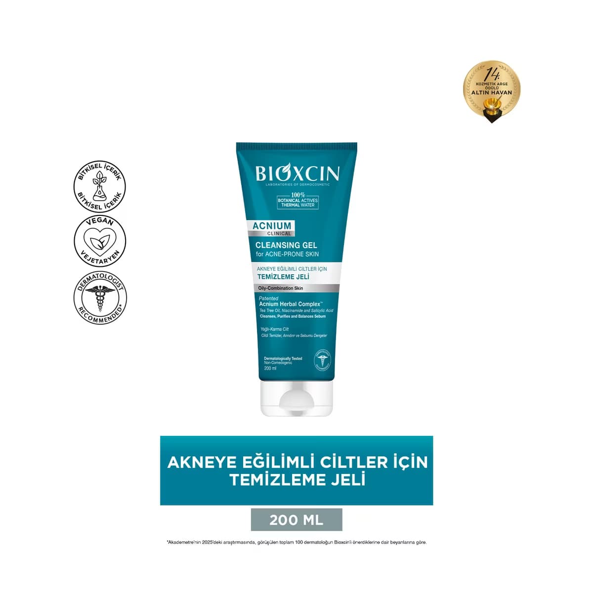 Bioxcin Acnium Yüz Yıkama Jeli 200 ml - Gratis