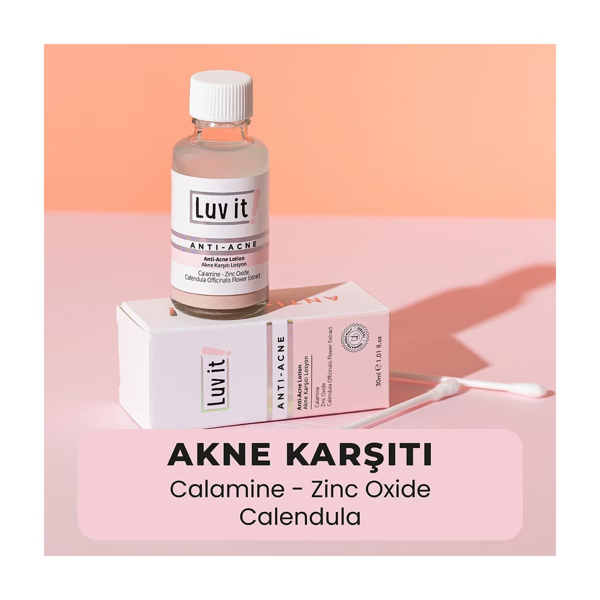 Luv it! Akne Karşıtı Losyon 30 ml - Gratis 5