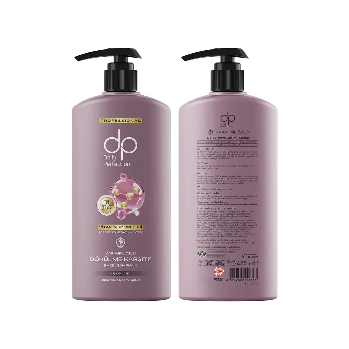Dp Şampuan Karanfil Özlü 425 ml - Gratis 2