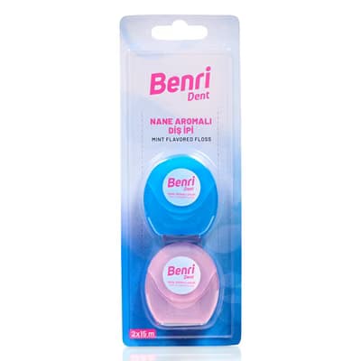 Benri Dent Diş İpi 15 m 2'li - Gratis