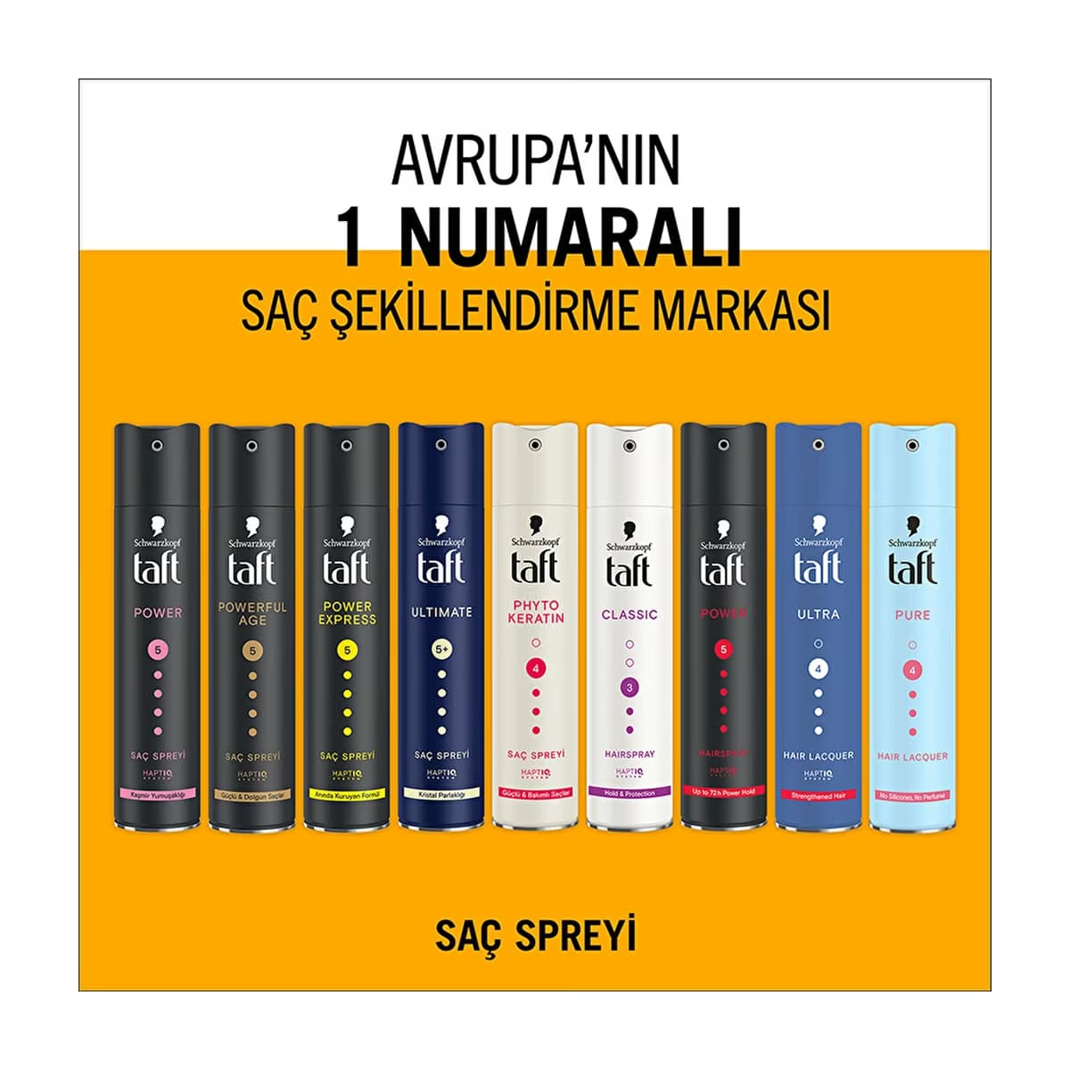 Taft Power Express Saç Spreyi 250 ml - Gratis 4