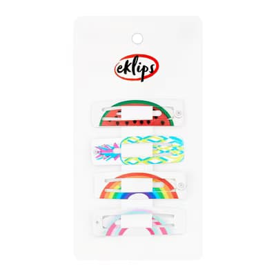 Eklips Yaz Temalı Çıtçıt Toka 4'lü - Gratis