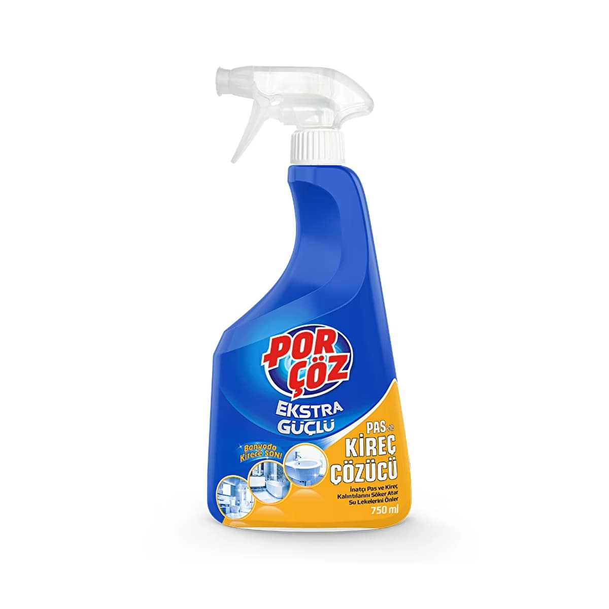Porçöz Kireç Çözücü Sprey 750 ml - Gratis