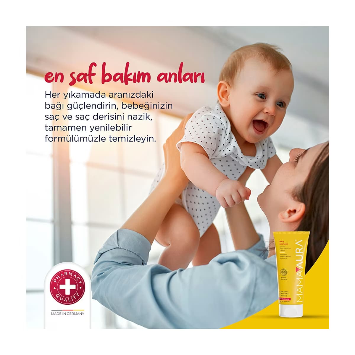 Mamaaura Bebek Şampuanı 200 ml - Gratis 4