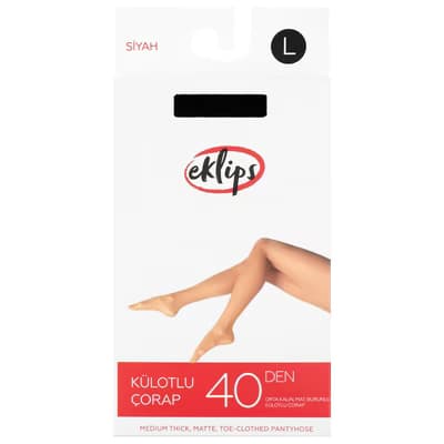Eklips Siyah Külotlu Çorap L Beden - Gratis
