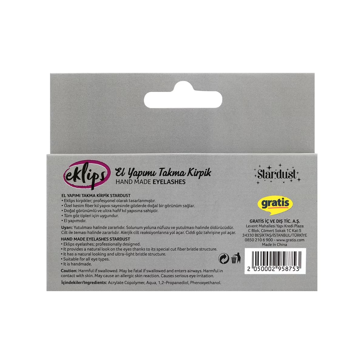 Eklips Takma Kirpik Stardust - Gratis 2
