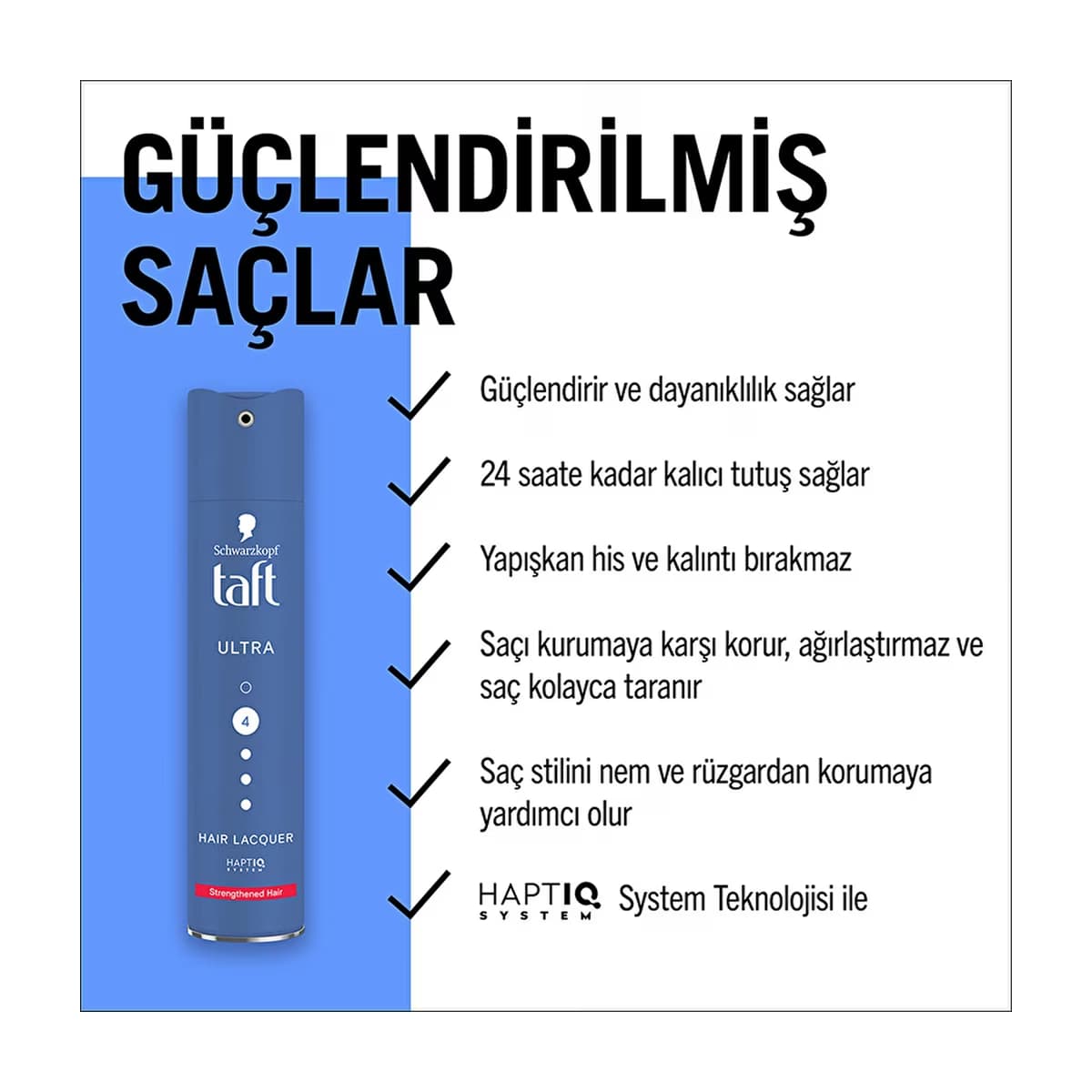 Taft Ultra Saç Spreyi 250 ml - Gratis 5