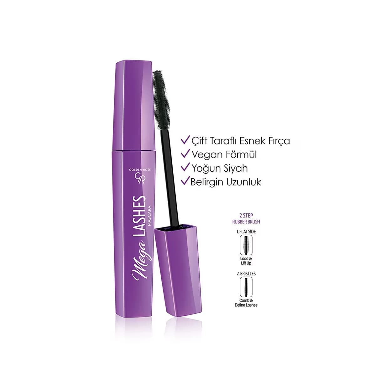 Golden Rose Mega Lashes Mascara - Gratis 2
