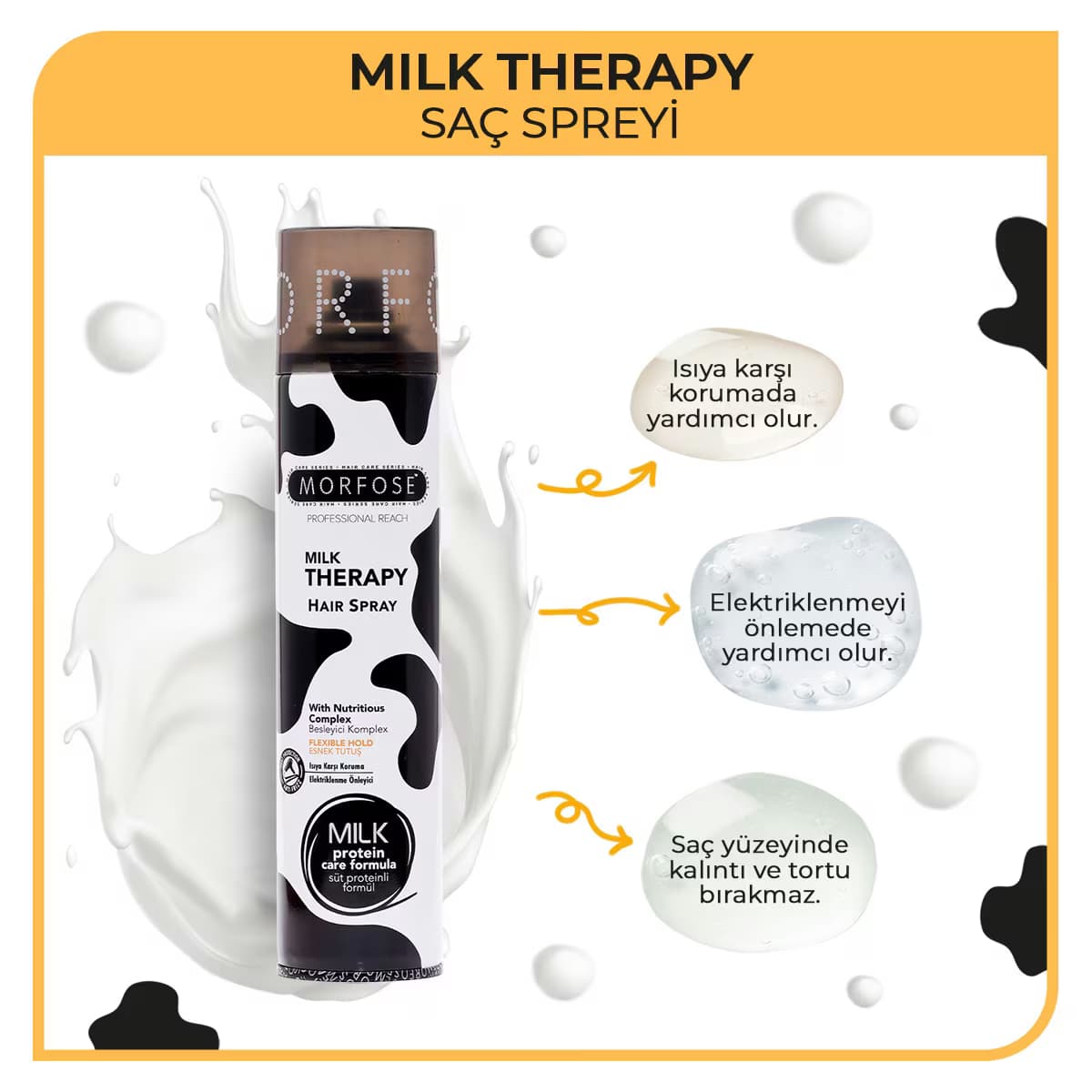 Morfose Milk Therapy Saç Spreyi 250 ml 3