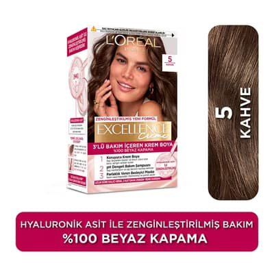 L'Oreal Paris Excellence Kahve Saç Boyası 5
