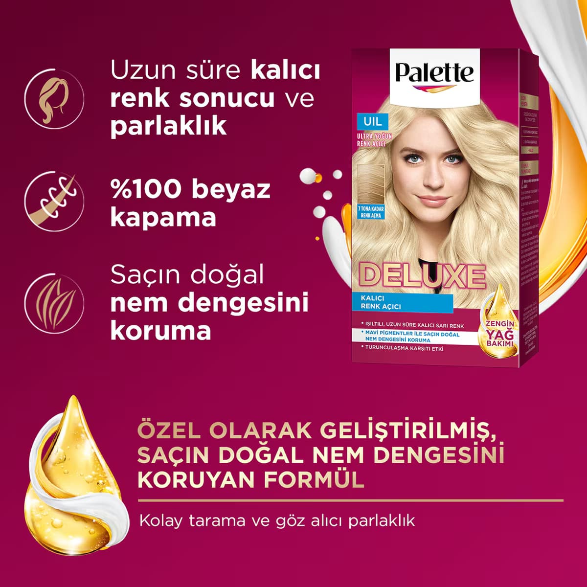 Palette Deluxe Uil Ultra Yoğun Renk Açıcı 3