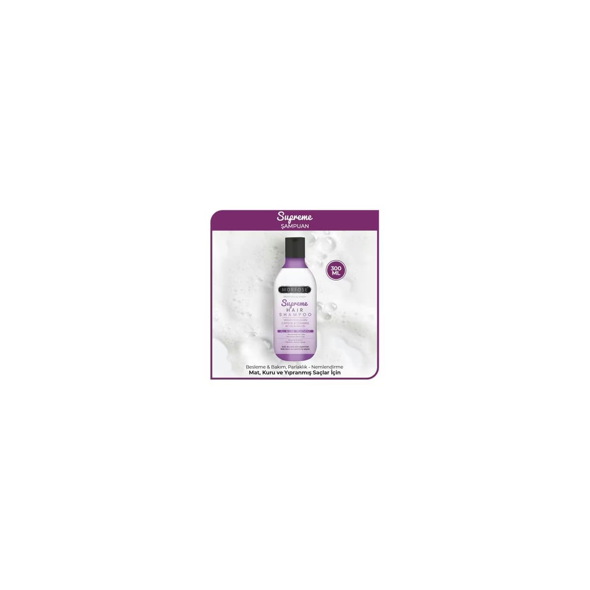 Morfose Supreme Saç Şampuanı 300 ml 3