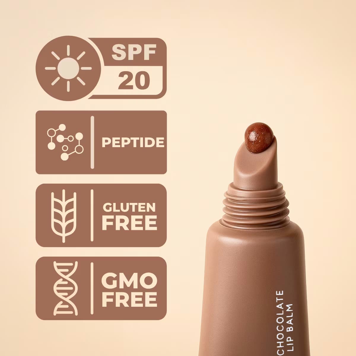 La Faé Mocha Chocolate Peptide Lip Balm 2