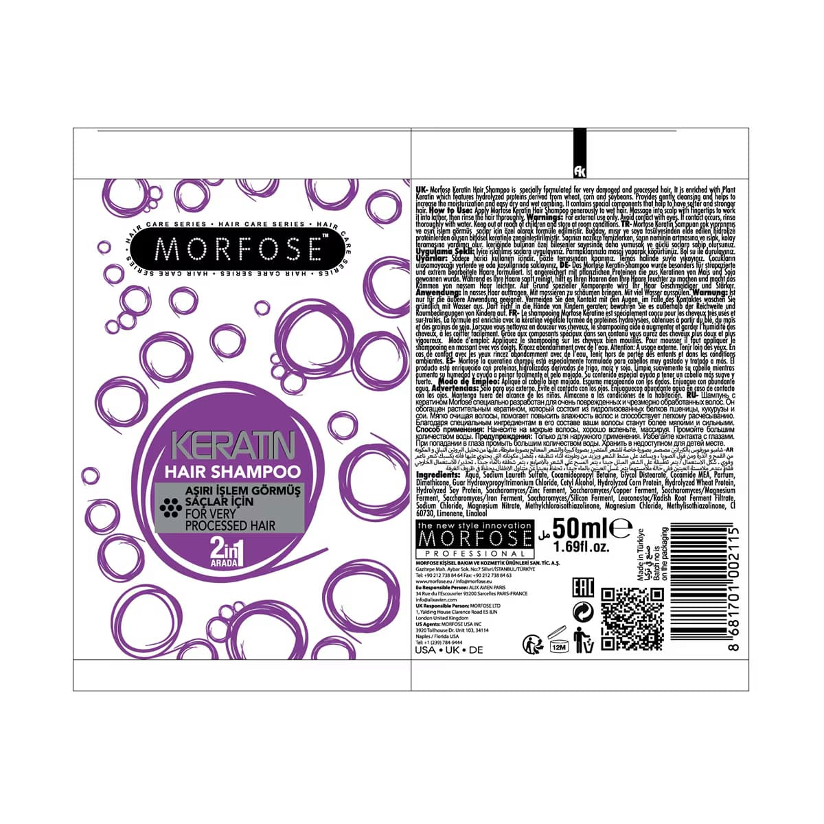Morfose Keratin Şampuan 50 ml 5