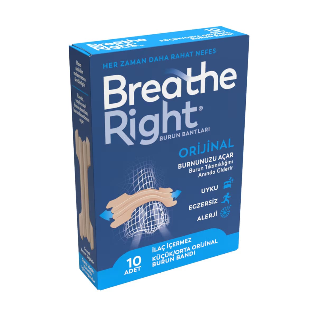 Breathe Right Burun Bandı Küçük / Orta 10 Adet 2