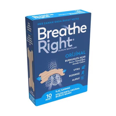 Breathe Right Burun Bandı Küçük / Orta 10 Adet