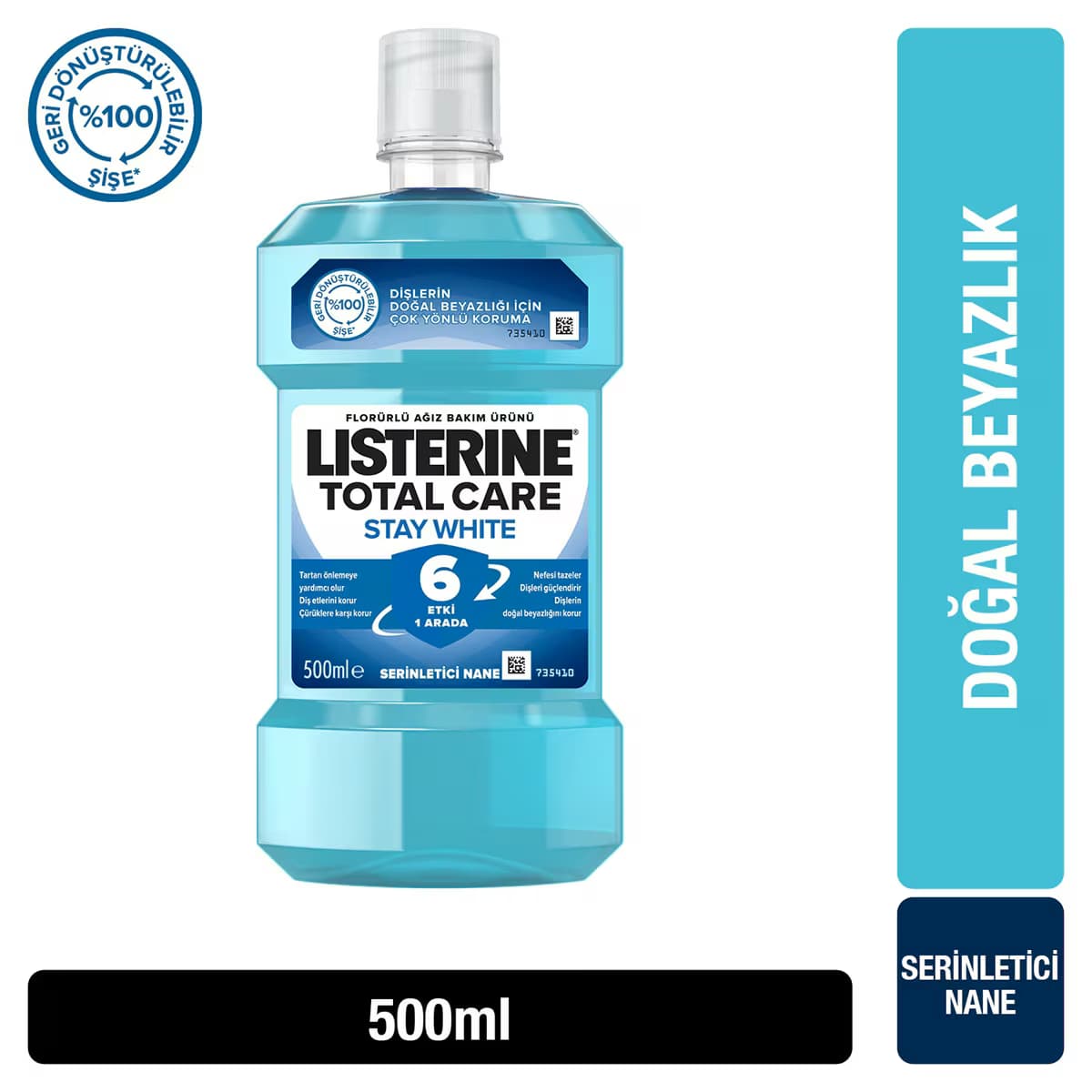 Listerine Stay White Ağız Suyu 500 ml 3